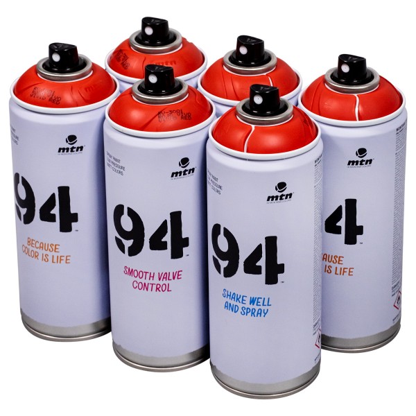 MTN 94 "One Color Sixpack - Vivid Red RV-3001" (6x400ml)