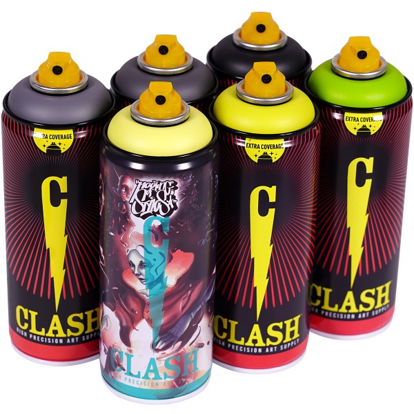 Clash "Paint Multi Color Sixpack Outdoor Tones" (6x400ml)