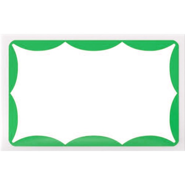 Mr. Eggshell Sticker "Wavy" 50 Stk.- 6x10cm - Green