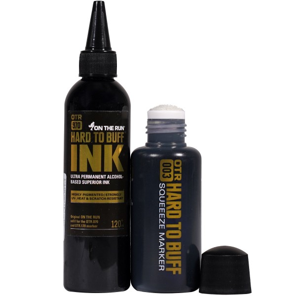 OTR "Hard to buff Ink & Squeeze 2er Set" - Black