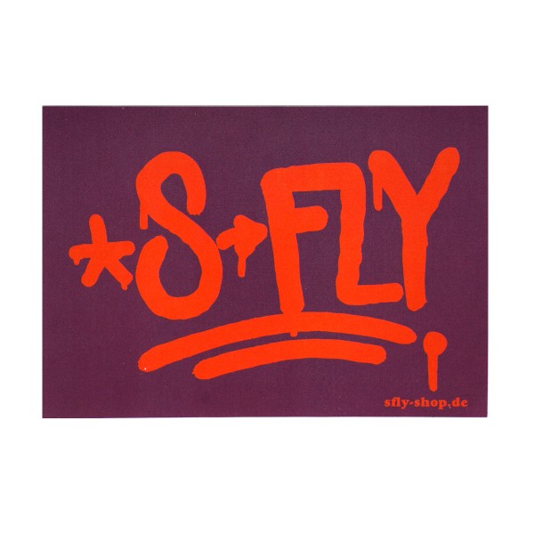 Super Deal "S-Fly Dirty Red Tag" Sticker (7,5x10,5cm)