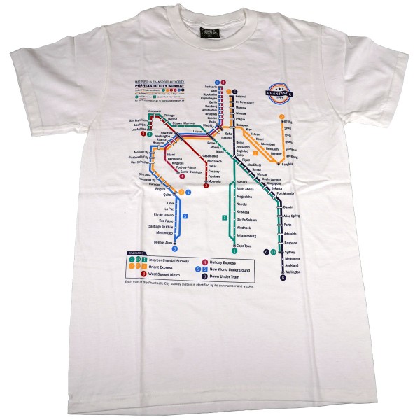 Underpressure T-Shirt "Phantastic City" White