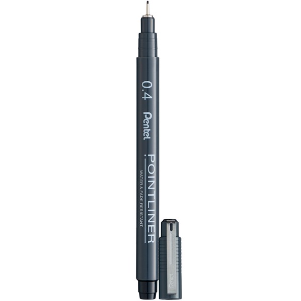 Pentel "S20P-4A" Pointliner (0,4mm) Black