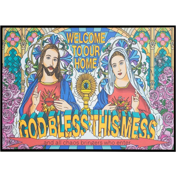 Studio Vierkant "God Bless This Mess" A4 Offsetdruck (210x297mm)
