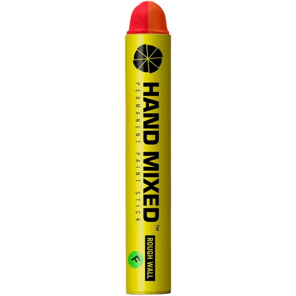 Hand Mixed "Rough Wall" Fluor Permanent Paint Stick - Fire