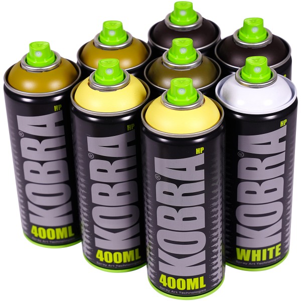 Kobra "New HP 8er Set - Mud Splash Tones" (8x400ml)