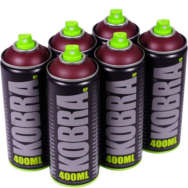 Kobra "New HP Paint One Color Sixpack - Red Wine 370" (6x400ml)