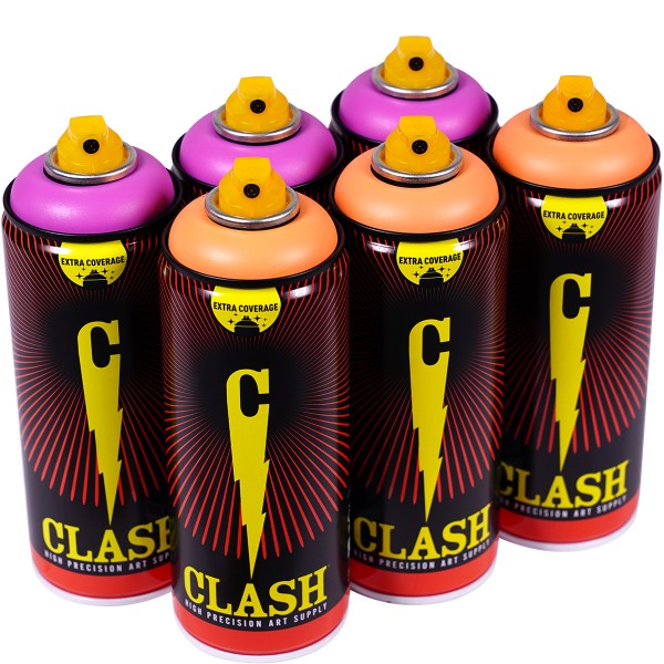 Clash "Paint Multi Color Sixpack Oriental Tones" (6x400ml)