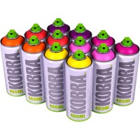 Kobra "Low 12er Paint Box - Bicycle Day Tones" (12x400ml)