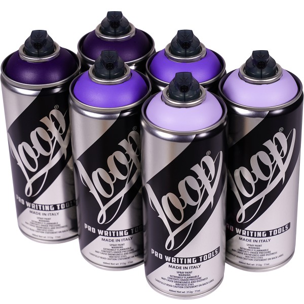 Loop "Multi Color Sixpack - Violet Tones" (6x400ml)