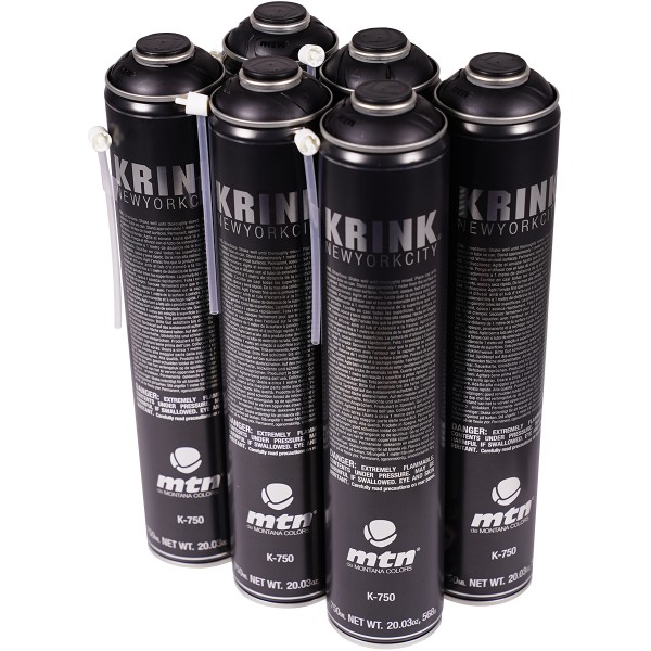 MTN "Krink K-750 Ltd. Edition One Color Sixpack - Black" (6x750ml)