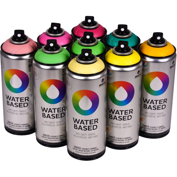 MTN Water Based "9er Paint Box Theme Park Tones" (9x400ml)