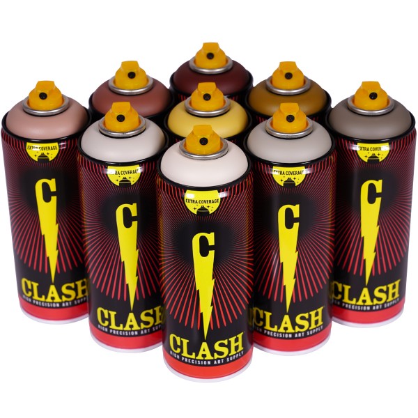 Clash "9er Paint Box Rotten Leaf Tones" (9x400ml)