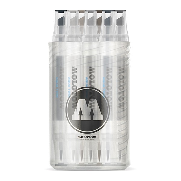 Molotow Grafx Aqua 12er Set - Grey