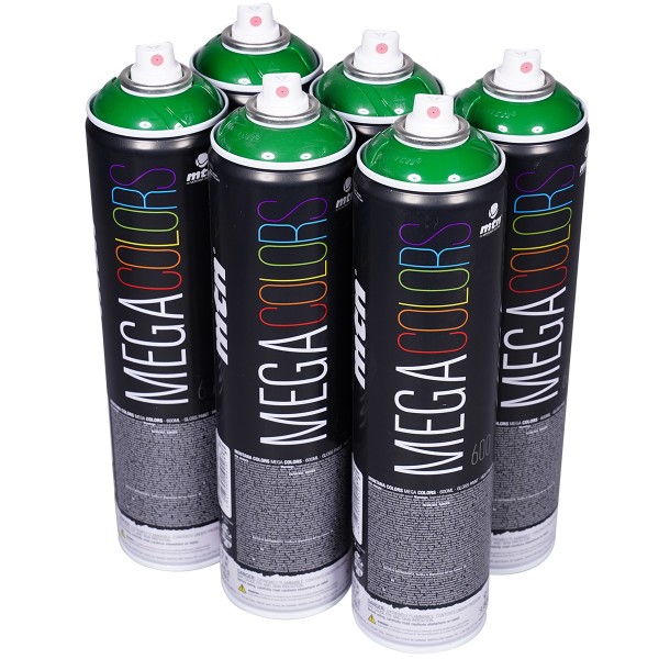 MTN "Mega Colors - One Color Sixpack - Lutecia Green RV-5" (6x600ml)