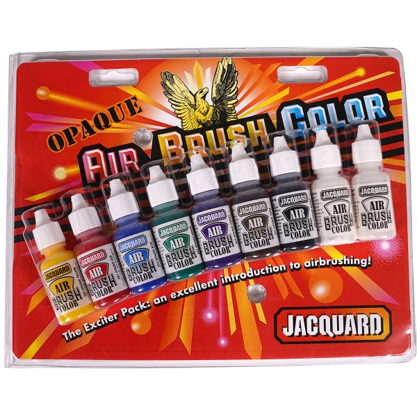 Jacquard "Opaque Airbrush Color Exciter 9er Set"