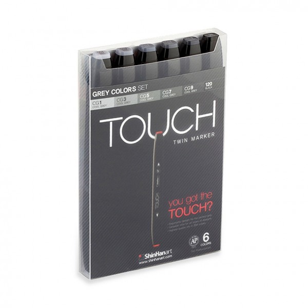 Touch "Twin 6er Set - Grey Colors"
