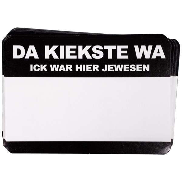 Stickerpack "Da kiekste wa (7x10cm)" (50 Stk.)
