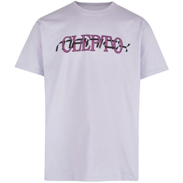 Cleptomanicx Boxy T-Shirt "New Dimension" Lavender