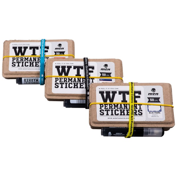 MTN "WTF Sticker 3er Bundle" inkl. Marker