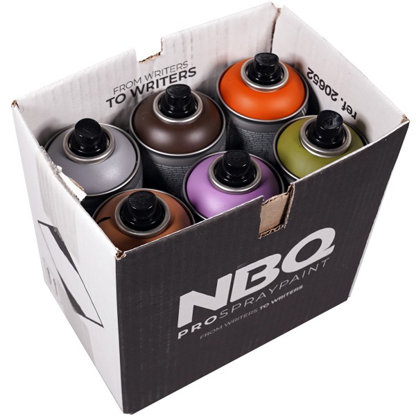 NBQ "New Fast" Pro Spraypaint Random Tone Sixpack (6x400ml)