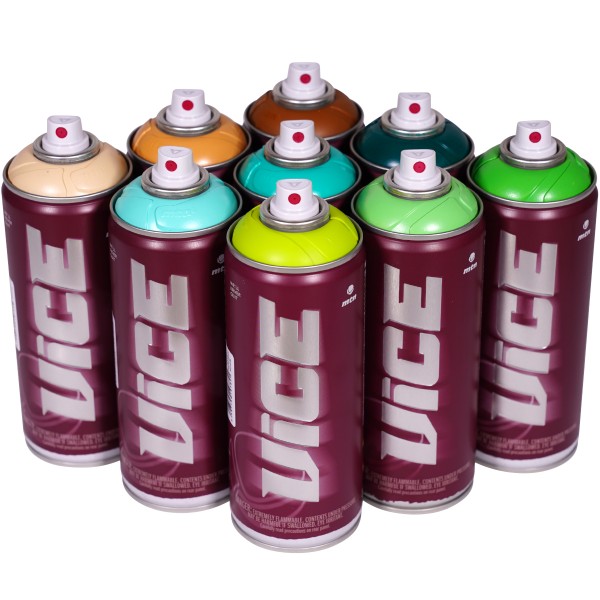MTN "Vice" 9er Paint Box Shiny Nature Tones (9x400ml)