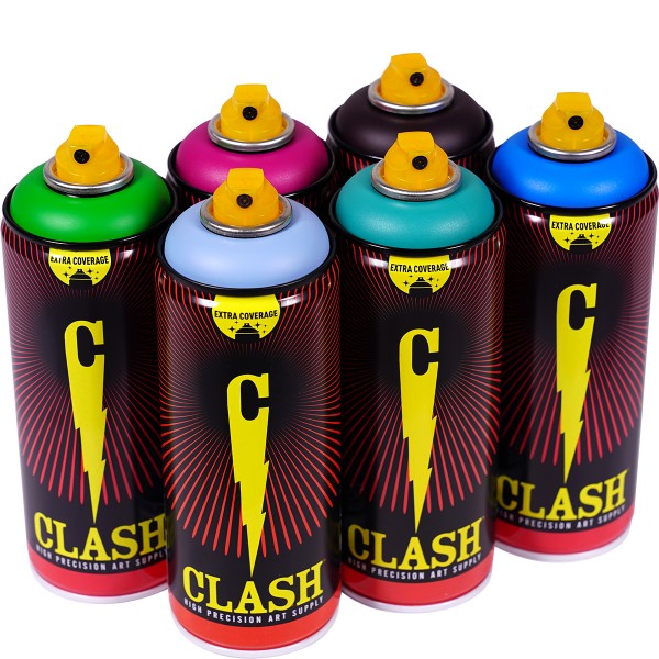 Clash "Paint Multi Color Sixpack Ugly Spring Tones" (6x400ml)