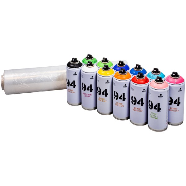 MTN 94 "Cello Graff Set - transparente Folie" (12x400ml)