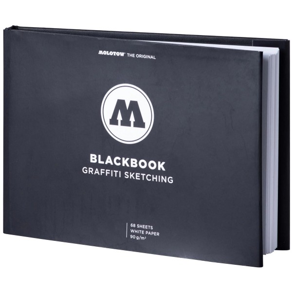 Molotow "Blackbook Graffiti Sketching" A4 Querformat