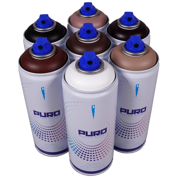 Clash "Puro" Water Based - Coffee Tones (7x400ml)