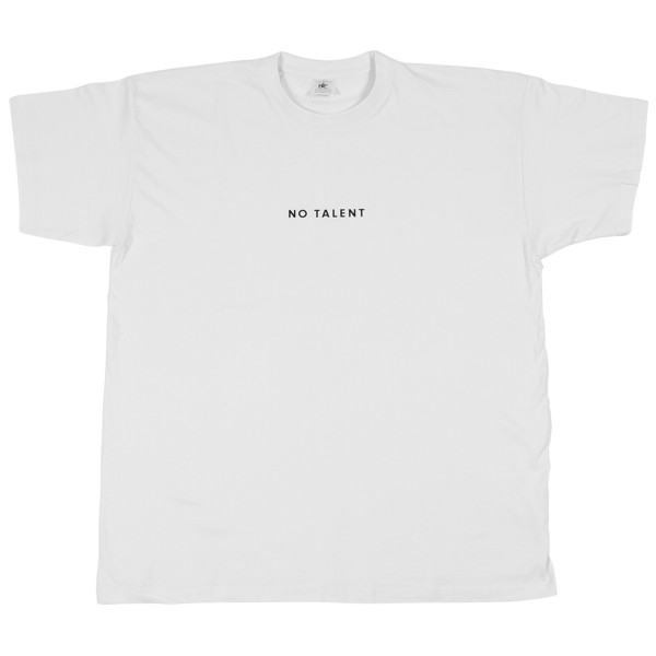 No Talent T-Shirt "Logo" - White