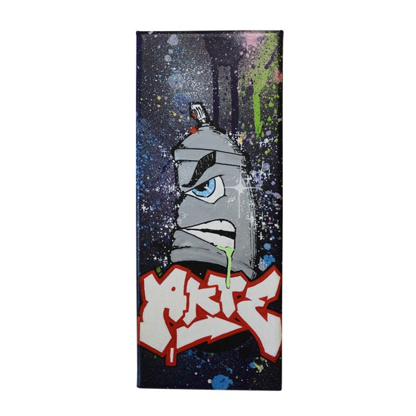 "Akte One - Angry Can (Original)" 10x25cm