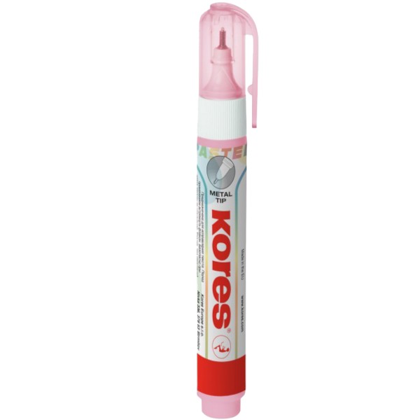 Kores "Korrekturstift Metal Tip Pastel" (10ml) Weiss
