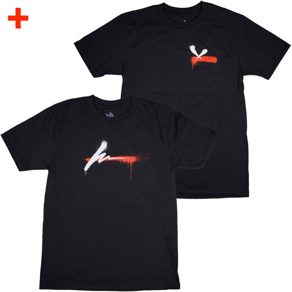 Dztroy T-Shirt "Crossline + Graffbeats " 2er Pack - Größe "M"