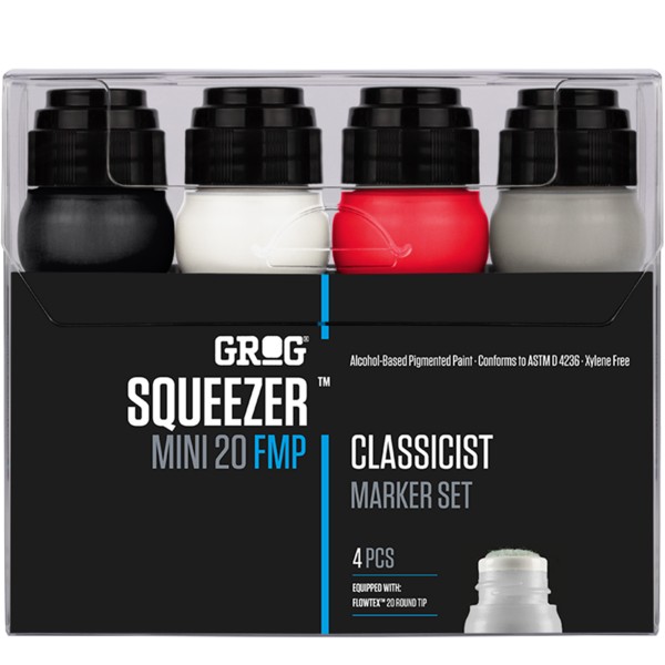 Grog "Squeezer Mini 20 FMP Marker Classicist 4er Set" (20mm)