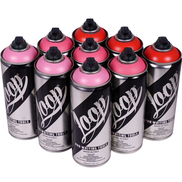 Loop "9er Paint Box - Blossom Tones" (9x400ml)