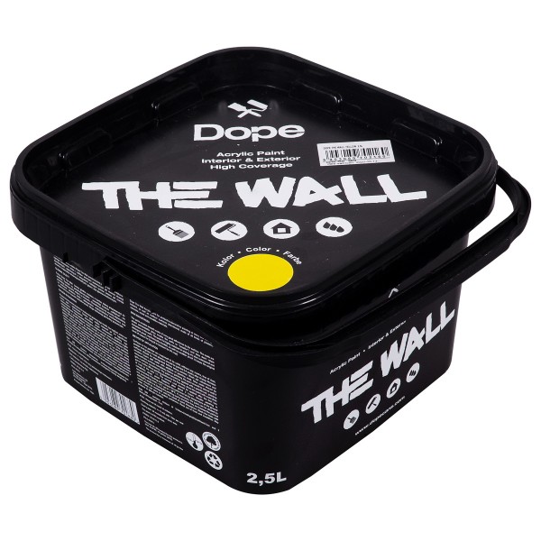 Dope Acryl Premium Wandfarbe "The Wall 2,5L" Yellow