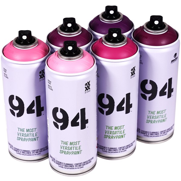 MTN 94 "Multi Color Sixpack - Purple Tones" (6x400ml)