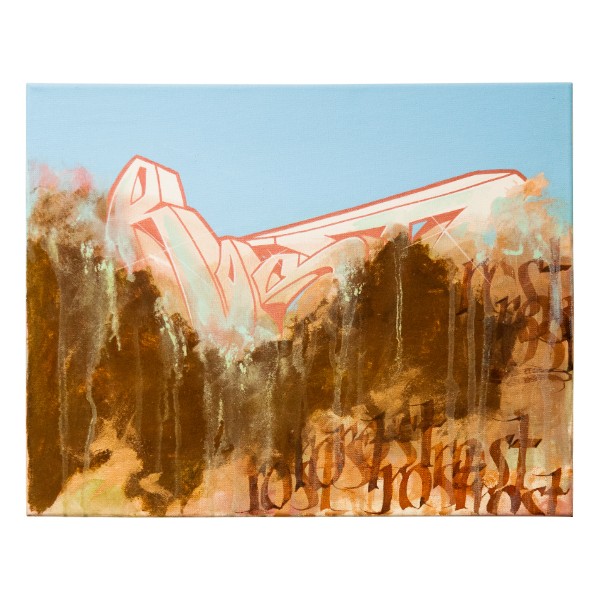 "Hocus77 - Rost (Original)" 40x50cm