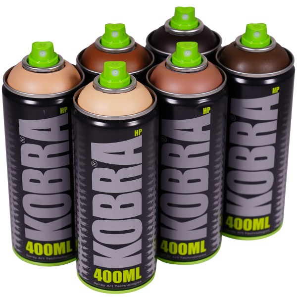 Kobra "New HP Skin Tones Sixpack" (6x400ml)