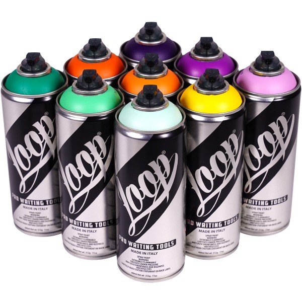 Loop "9er Paint Box - Loony Tones" (9x400ml)