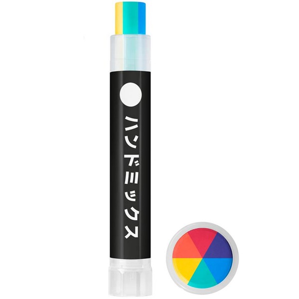 Hand Mixed Solid "Marker 66 Regenbogen" (6 Slices)