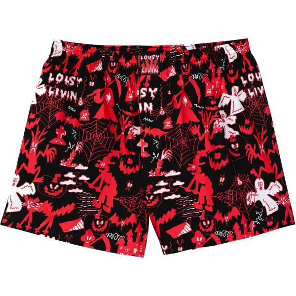 Lousy Livin Boxershorts "Halloween" Black/Red