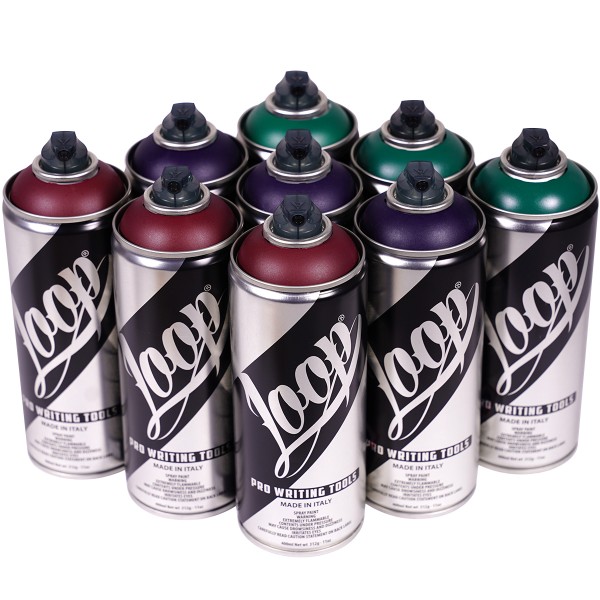 Loop "9er Paint Box - Dark Tones" (9x400ml)