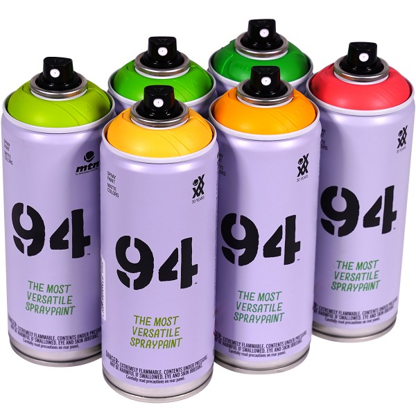 MTN 94 "Multi Color Sixpack - Party Crash Tones" (6x400ml)