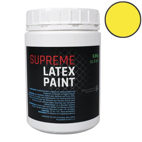 Supreme "Latex Paint" 0,8kg Yellow