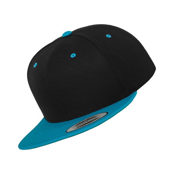 Flexfit "Classic Two Tones Snapback Cap" Black/Teal