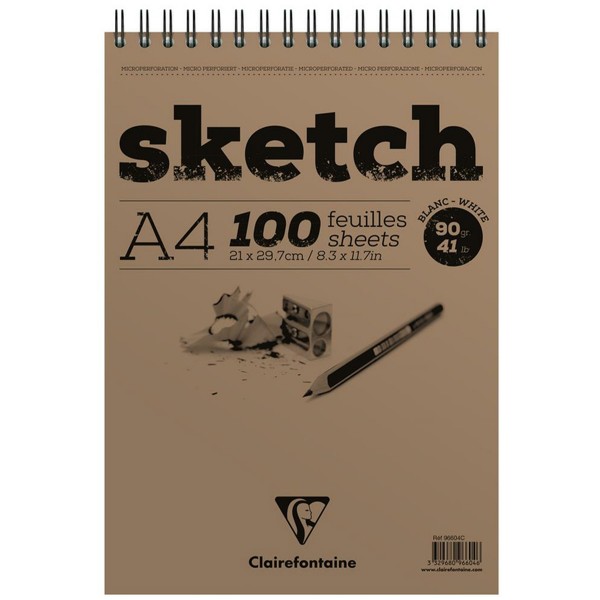 Clairefontaine Skizzenblock "Sketch" - A4