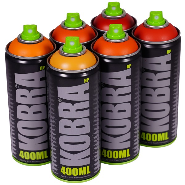 Kobra "New HP Warm Tones Sixpack" (6x400ml)