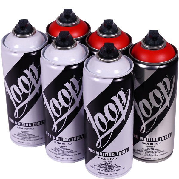 Loop "Multi Color Sixpack - Red White Mix #3" (6x400ml)